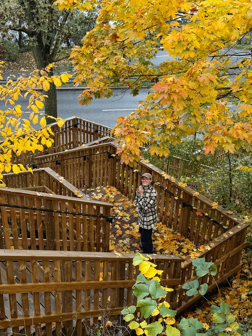 Ny halsduk, gul promenad och en fräck cykelhjälm, foto #5 av Flora Wiström