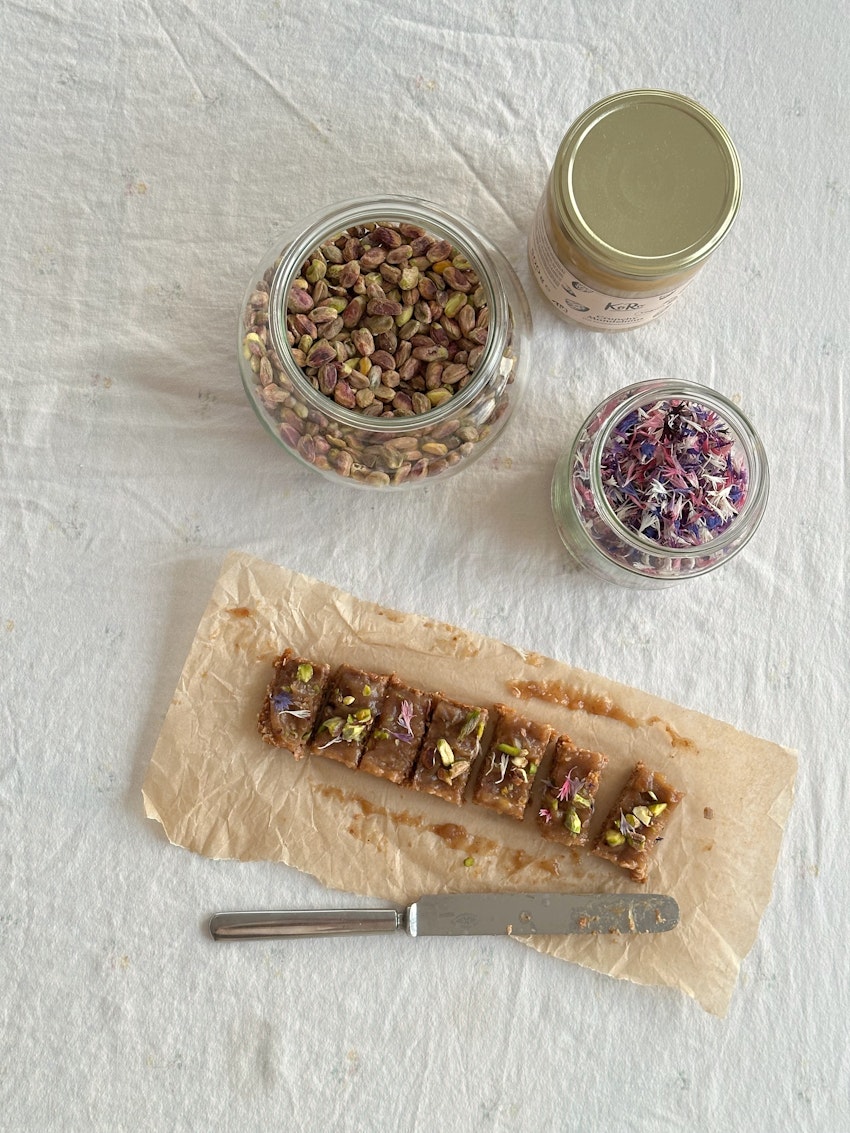 Recept på bars med smak av mandel och karamell, foto #1 av Julia Khouri