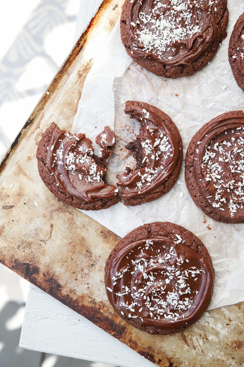Browniecookies med kärleksmusmglasyr, foto #3 av Anja Admin