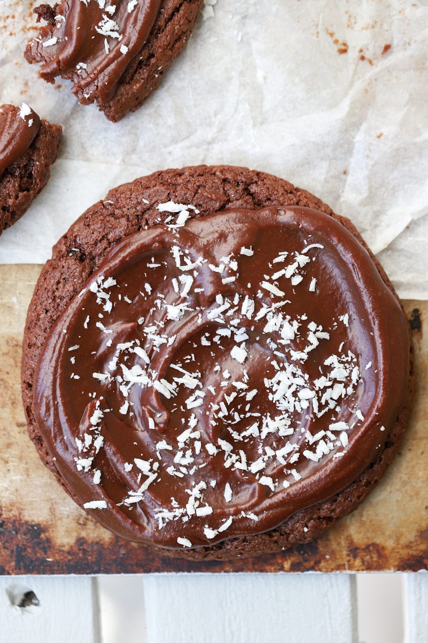 Browniecookies med kärleksmusmglasyr, foto #2 av Anja Admin