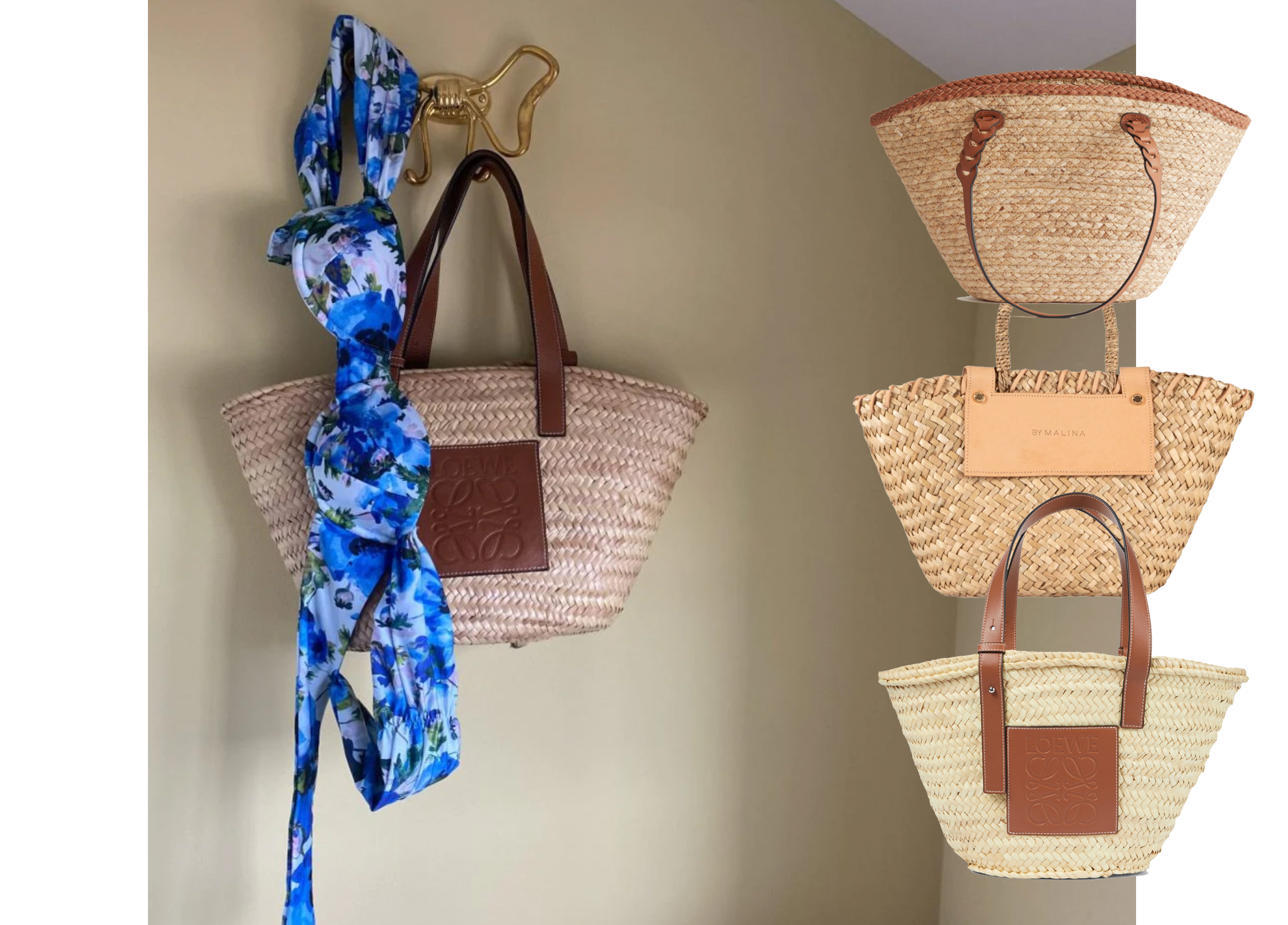 Straw bags for summer Sofi Fahrman