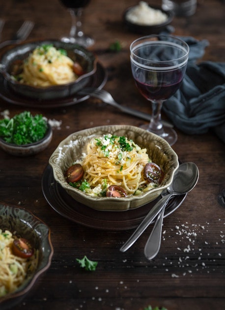 Vegetarisk Pasta Carbonara By Diadonna