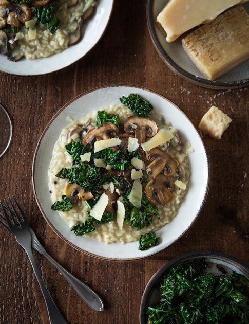Klassisk risotto med svamp och svartkål By Diadonna