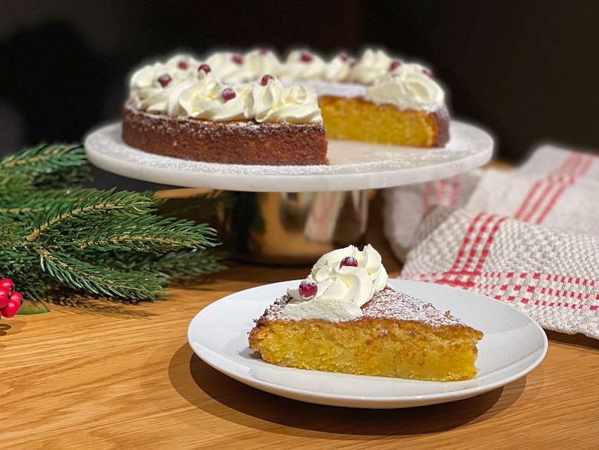 Glutenfri saffranskaka mandel