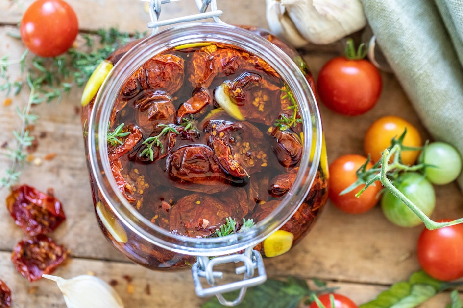 Soltorkade tomater I ugnen Fredriks Fika