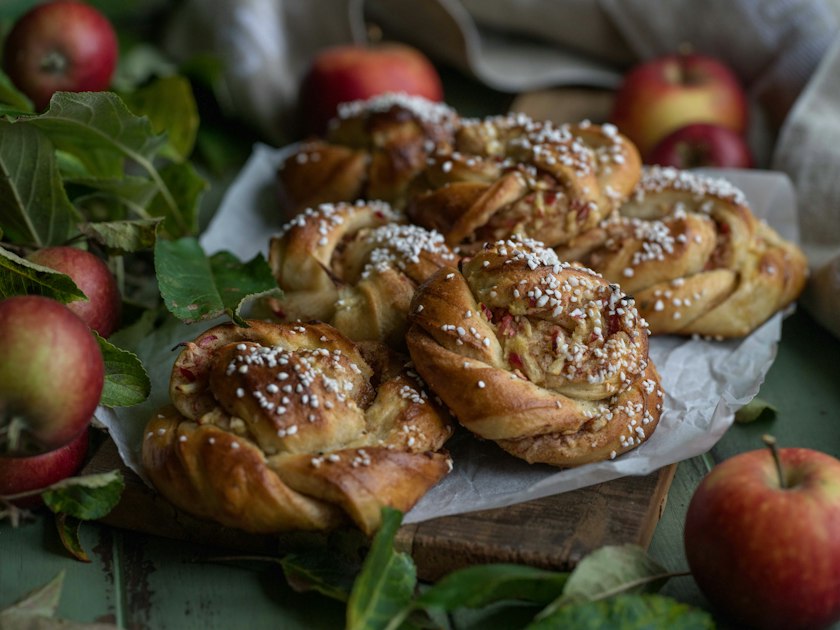 Äppelbullar med rivet äpple | Fredriks Fika