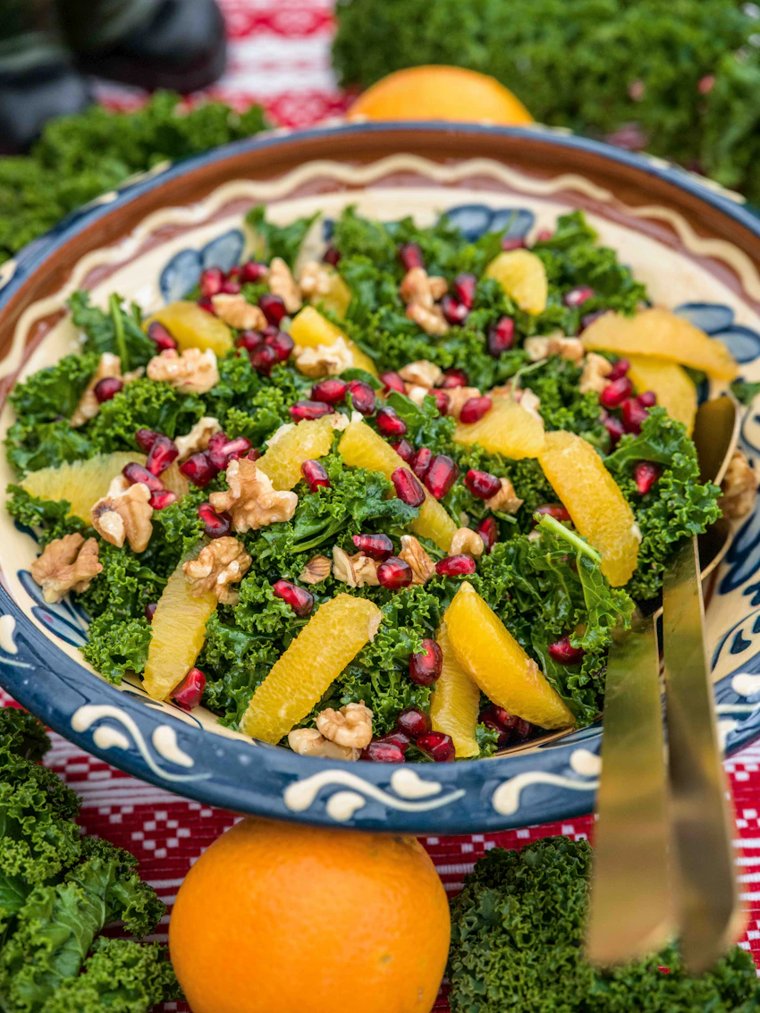 recept på sallad med grönkål